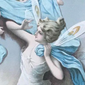 MORNING by Maud Humphrey circa 1900 color print, professionally framed